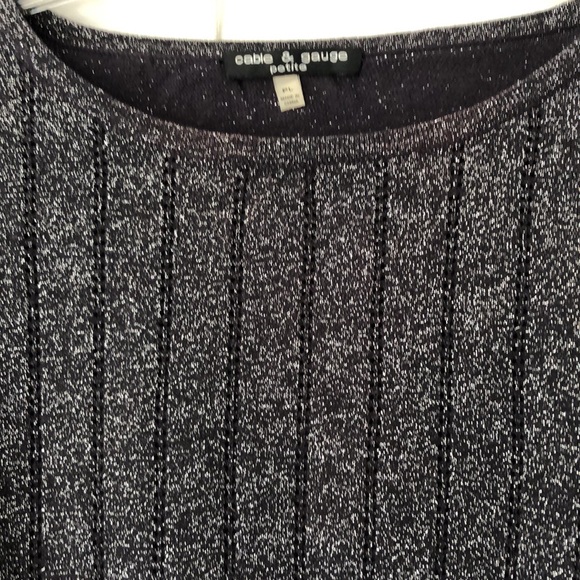 Cable & Gauge Top Metallic Gray Size LP - Picture 4 of 7